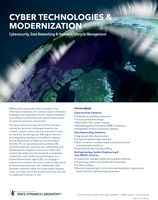 Cyber Technologies & Modernization Brochure