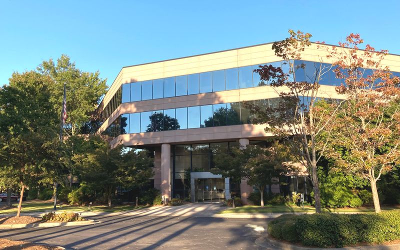 Exterior of Space Dynamics Laboratory building in Huntsville, AL