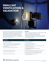 SmallSat Verification & Validation Laboratory Brochure