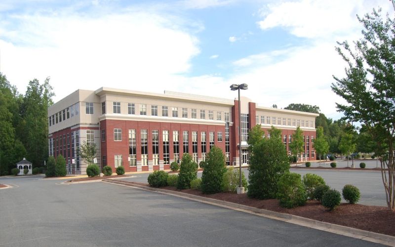 Exterior of Space Dynamics Laboratory building in Stafford, VA