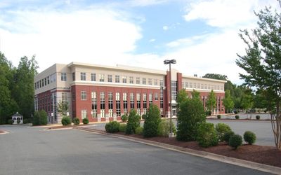 Exterior of Space Dynamics Laboratory building in Stafford, VA.