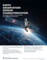 Earth Observation Sensor Characterization Brochure