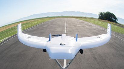 A view of the Tactical Endurance Remote Reconnaissance Airman (TERRA) in flight.