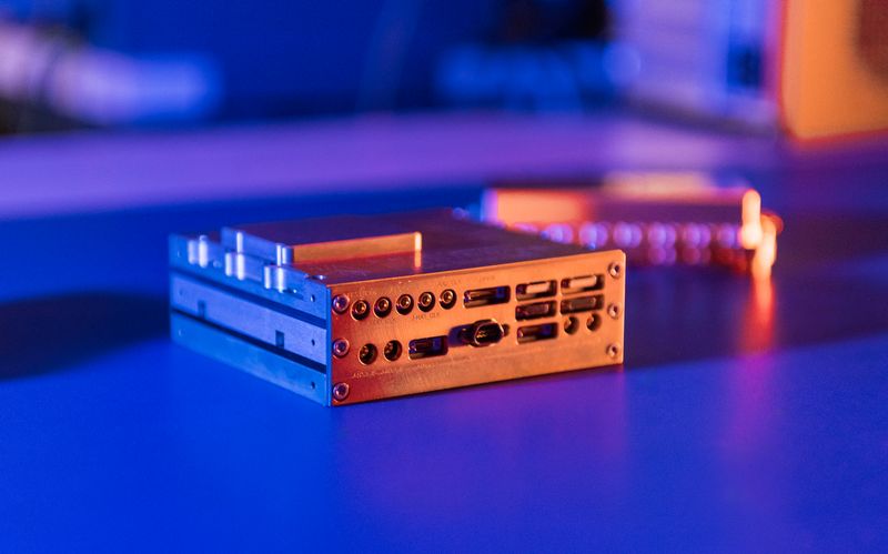 Image of the telecommunications radio system for CAPSTONE 2 mission.